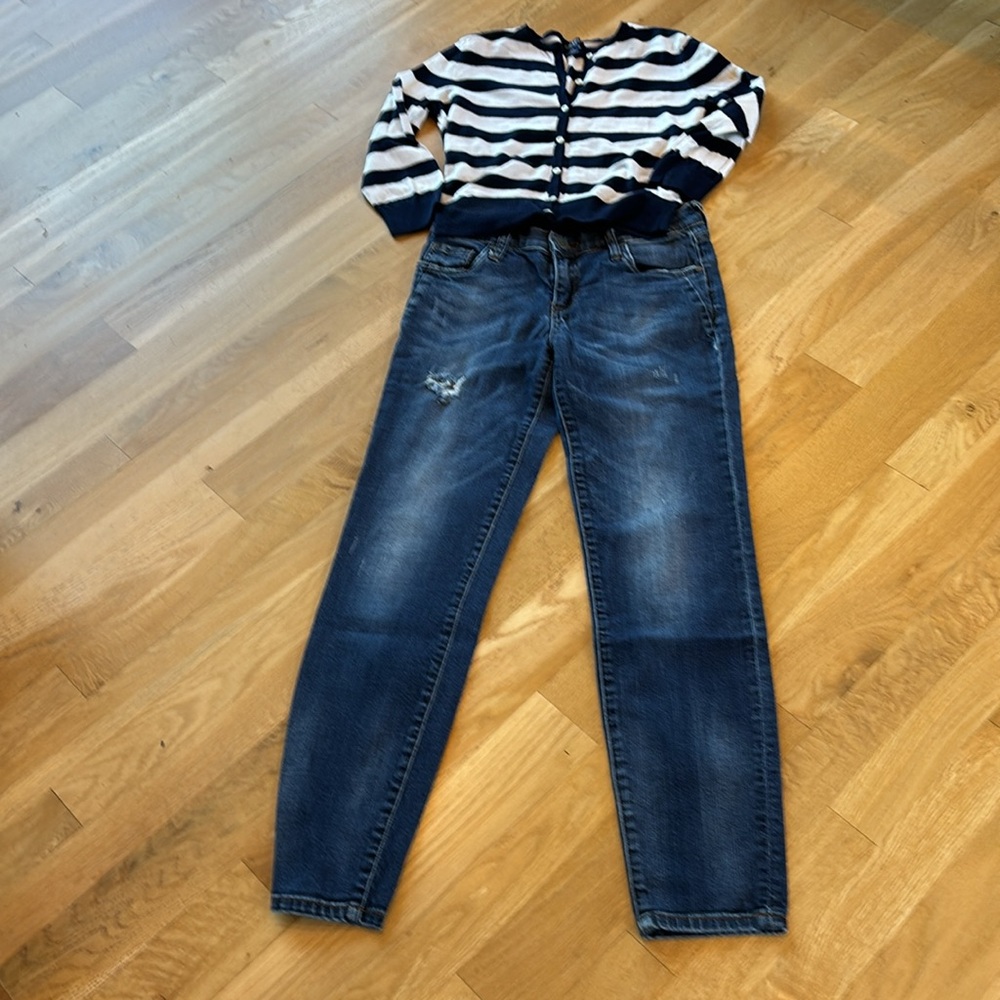 KUT From the Kloth Jeans Distress Skinny Sz 0